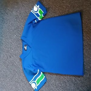 Logo athletic boys jersey,Seahawks,boys 10-12,,blank slate put what u want on it